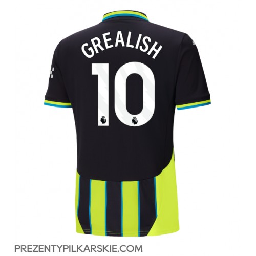Stroje piłkarskie Manchester City Jack Grealish #10 Koszulka Wyjazdowej 2024-25 Krótki Rękaw